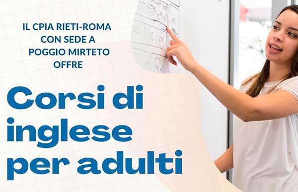corsi inglese per adulti